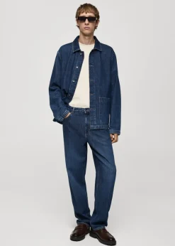 MANGO Dżinsy*Dżinsy relaxed fit z zaprasowanym kantem