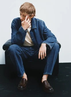 MANGO Dżinsy*Dżinsy relaxed fit z zaprasowanym kantem