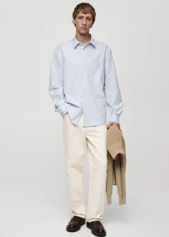 MANGO Spodnie|Dżinsy*Dżinsy relaxed fit z zaprasowanym kantem