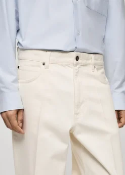 MANGO Spodnie|Dżinsy*Dżinsy relaxed fit z zaprasowanym kantem