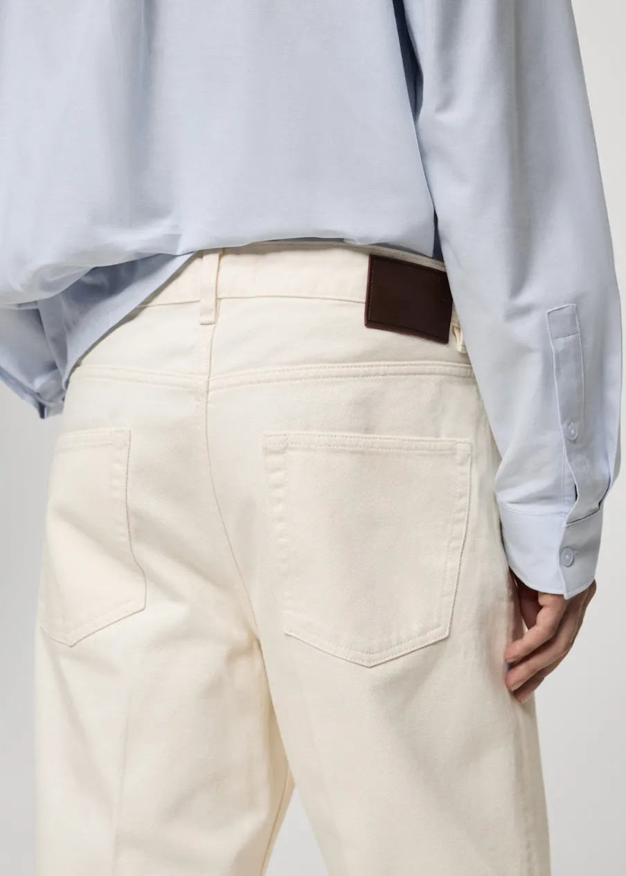 MANGO Spodnie|Dżinsy*Dżinsy relaxed fit z zaprasowanym kantem