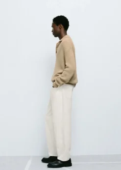 MANGO Spodnie|Dżinsy*Dżinsy relaxed fit z zaprasowanym kantem