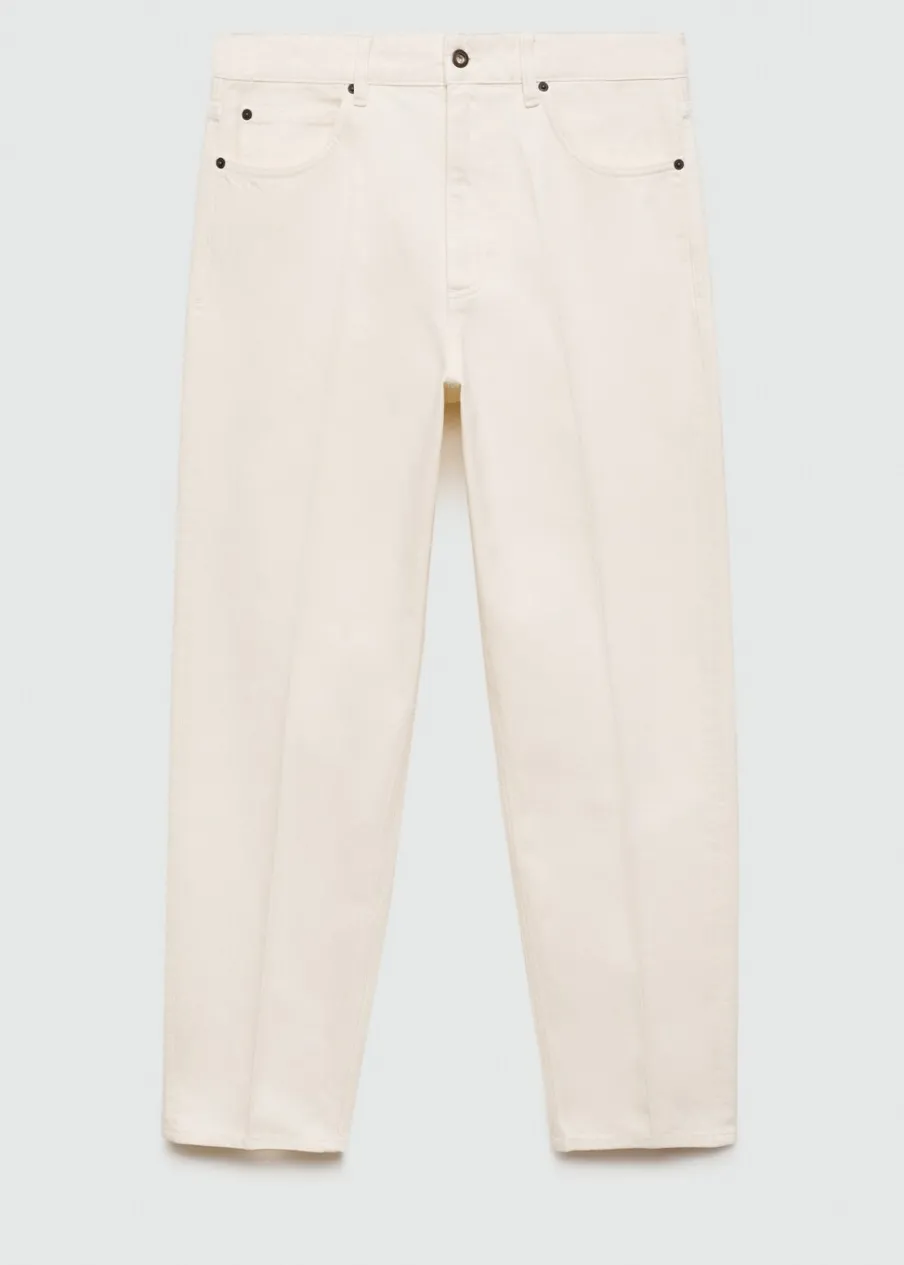 MANGO Spodnie|Dżinsy*Dżinsy relaxed fit z zaprasowanym kantem