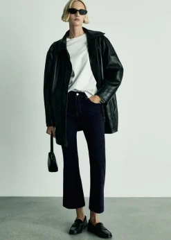 MANGO Dżinsy*Dżinsy Sienna flare crop rinse wash