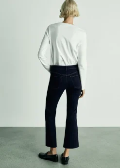 MANGO Dżinsy*Dżinsy Sienna flare crop rinse wash