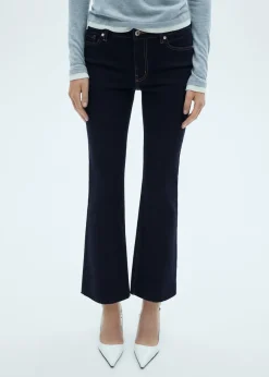 MANGO Dżinsy*Dżinsy Sienna flare crop rinse wash
