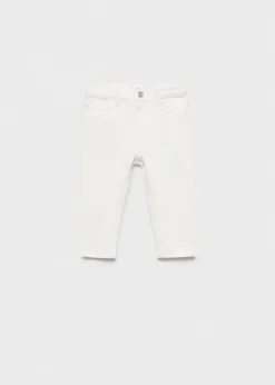 Dzieci MANGO Dżinsy*Dżinsy skinny z ozdobnymi rozdarciami