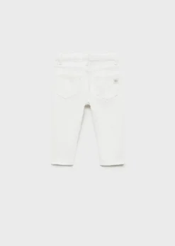 Dzieci MANGO Dżinsy*Dżinsy skinny z ozdobnymi rozdarciami