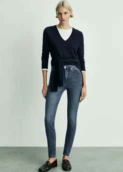 MANGO Dżinsy*Dżinsy skinny z wysokim stanem