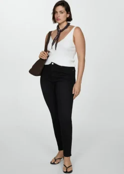 MANGO Dżinsy*Dżinsy skinny z wysokim stanem