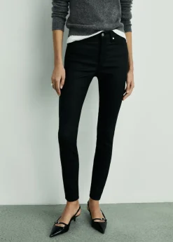 MANGO Dżinsy*Dżinsy skinny ze średnim stanem woskowane