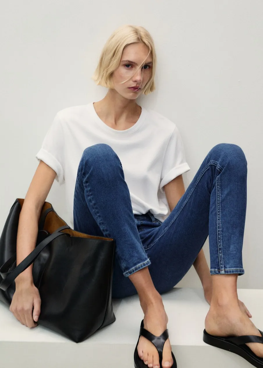 MANGO Dżinsy*Dżinsy skinny ze średnim stanem