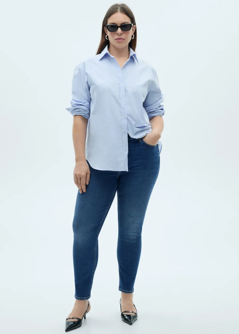 MANGO Dżinsy*Dżinsy skinny ze średnim stanem