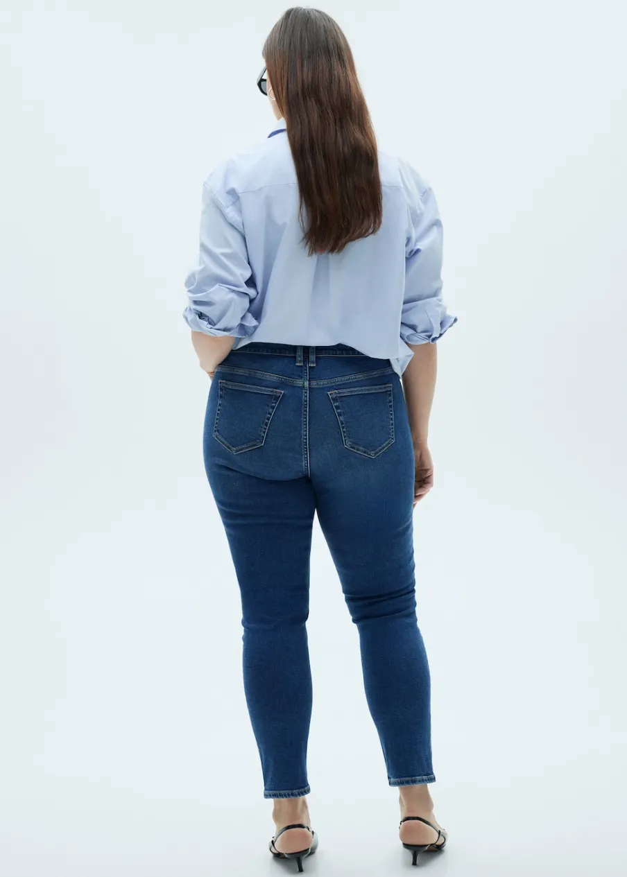 MANGO Dżinsy*Dżinsy skinny ze średnim stanem