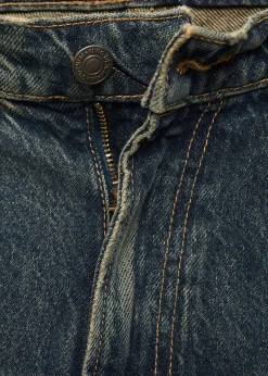 MANGO Dżinsy*Dżinsy straight fit z efektem znoszenia