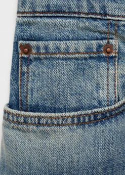 MANGO Dżinsy*Dżinsy straight fit z efektem znoszenia