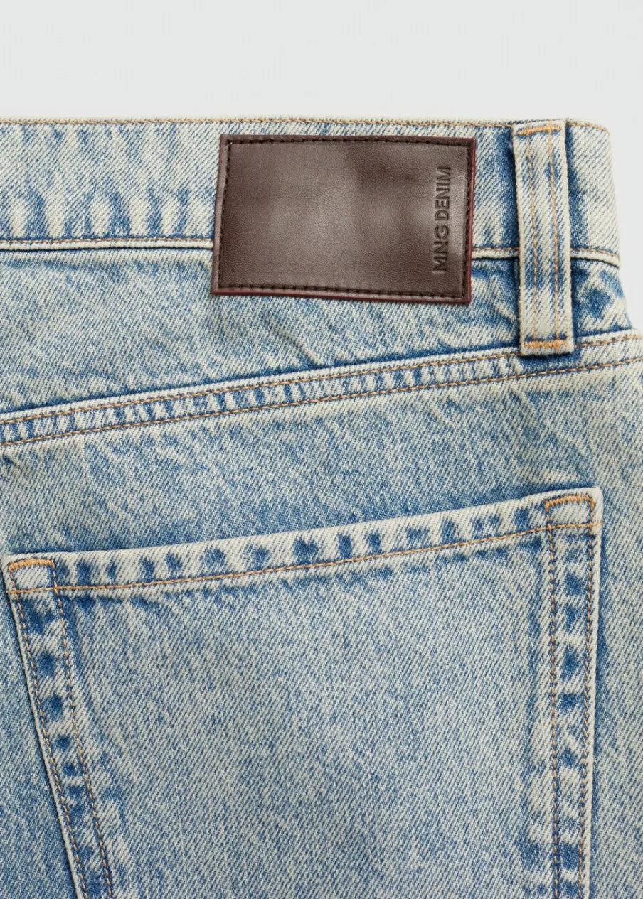 MANGO Dżinsy*Dżinsy straight fit z podwiniętymi nogawkami