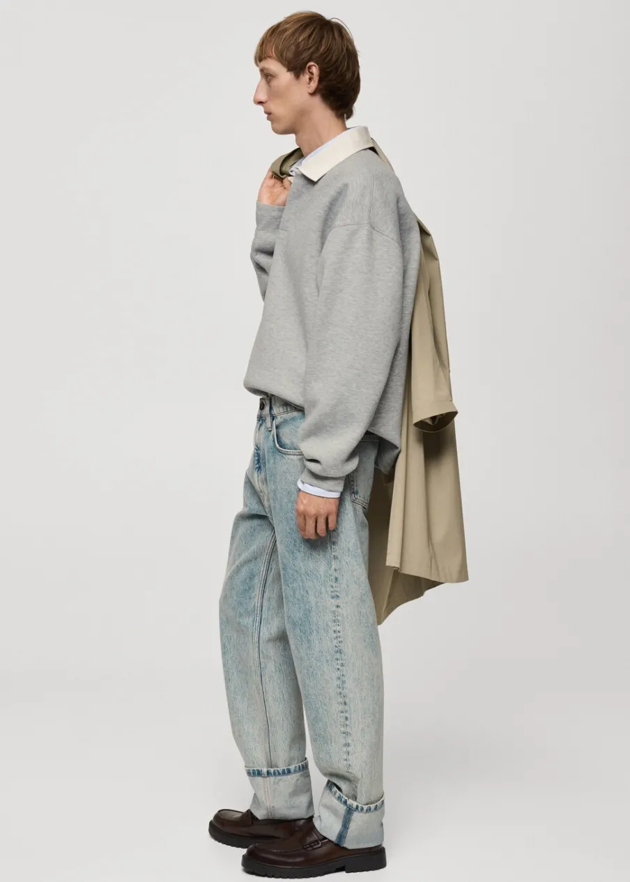 MANGO Dżinsy*Dżinsy straight fit z podwiniętymi nogawkami