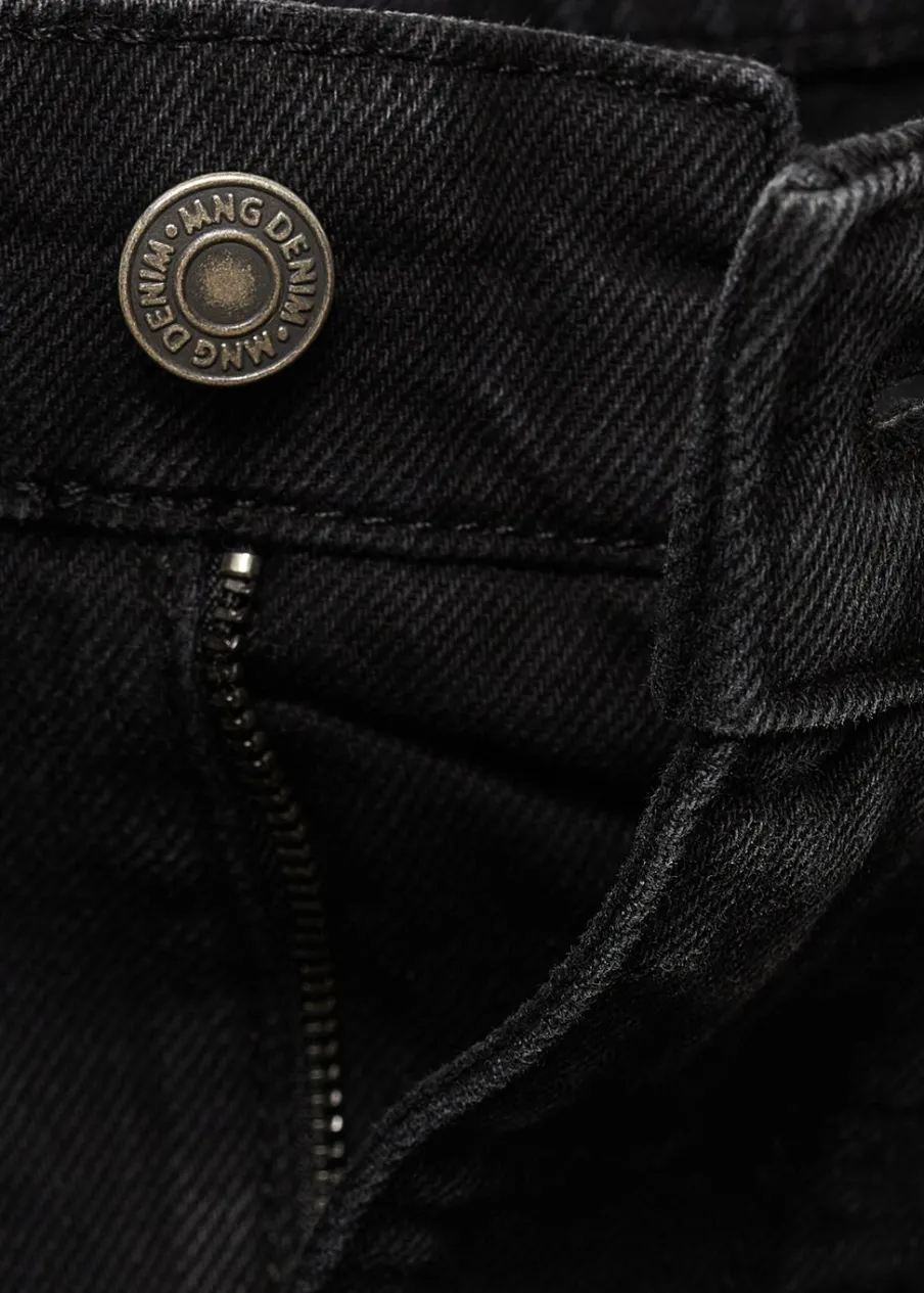 MANGO Spodnie|Dżinsy*Dżinsy tapered-fit czarne
