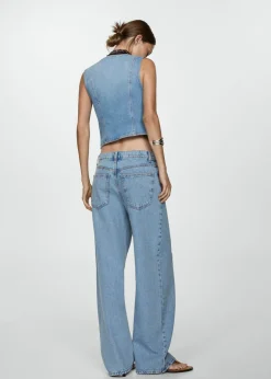 MANGO Dżinsy*Dżinsy wideleg loose z niskim stanem