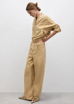 MANGO Dżinsy*Dżinsy wideleg loose z niskim stanem