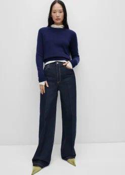 MANGO Dżinsy*Dżinsy wideleg rinse wash