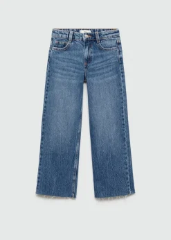 Dzieci MANGO Dżinsy*Dżinsy wideleg z postrzępionym dołem