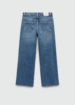 Dzieci MANGO Dżinsy*Dżinsy wideleg z postrzępionym dołem