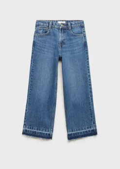 Dzieci MANGO Dżinsy*Dżinsy wideleg z postrzępionym dołem