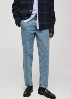 MANGO Dżinsy*Dżinsy z efektem znoszenia straight fit