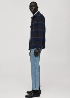 MANGO Dżinsy*Dżinsy z efektem znoszenia straight fit