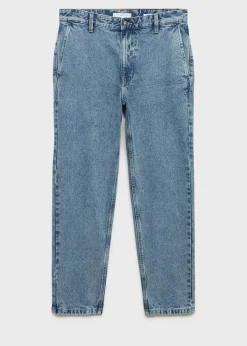 MANGO Dżinsy*Dżinsy z efektem znoszenia straight fit