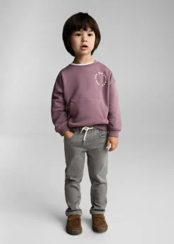 Dzieci MANGO Dżinsy*Dżinsy z elastycznym pasem z troczkami