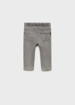 Dzieci MANGO Dżinsy*Dżinsy z elastycznym pasem z troczkami