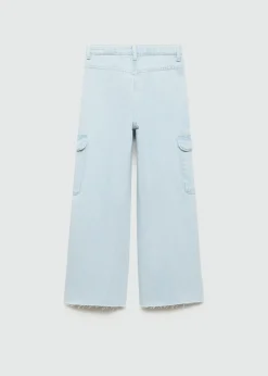 Dzieci MANGO Dżinsy*Dżinsy z kieszeniami cargo