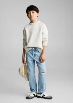 Dzieci MANGO Dżinsy*Dżinsy z ozdobnymi rozdarciami