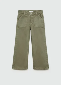 Dzieci MANGO Dżinsy*Dżinsy z szerokimi nogawkami i kieszeniami