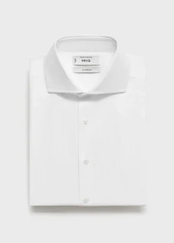MANGO Koszule|Koszule*Dopasowana koszula garniturowa ze 100% bawełny