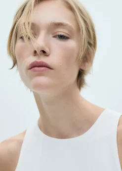 MANGO Sukienki I Kombinezony*Drapowana rozkloszowana sukienka