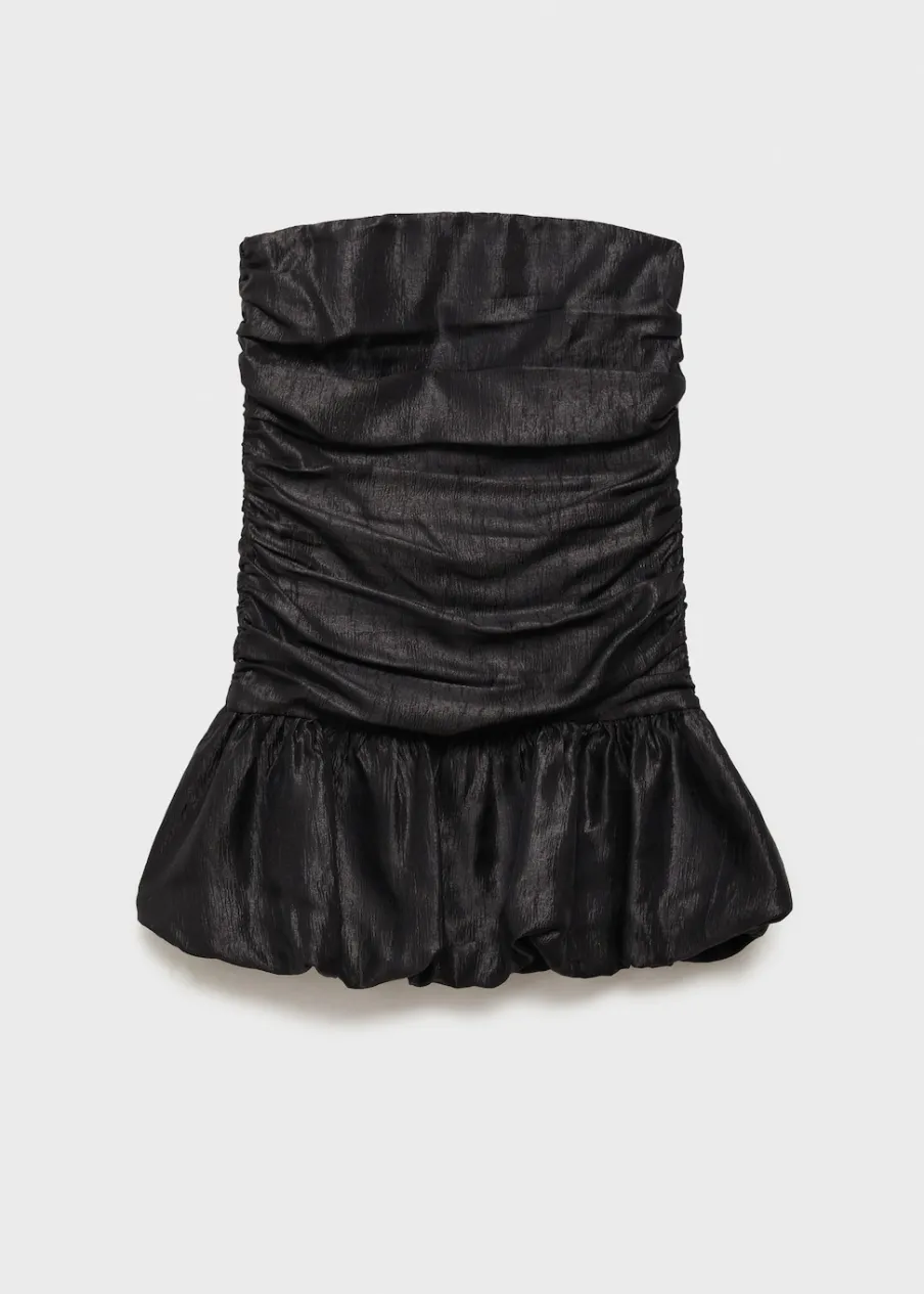 MANGO Sukienki I Kombinezony*Drapowana sukienka bez ramiączek