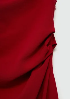 MANGO Sukienki I Kombinezony*Drapowana sukienka na jedno ramię