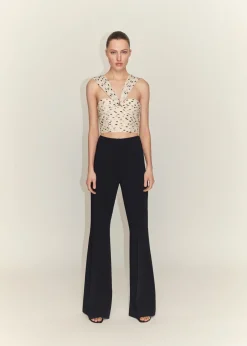 MANGO Topy*Drapowany top z gorsetowym dekoltem