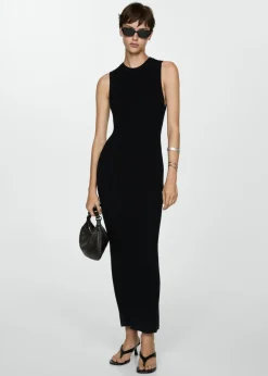 MANGO Sukienki I Kombinezony*Długa dzianinowa sukienka