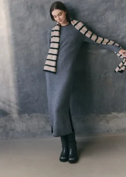 MANGO Sukienki I Kombinezony*Długa dzianinowa sukienka