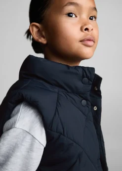 Dzieci MANGO Płaszcze I Kurtki*Długa kamizelka pikowana