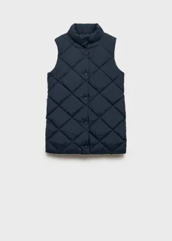 Dzieci MANGO Płaszcze I Kurtki*Długa kamizelka pikowana