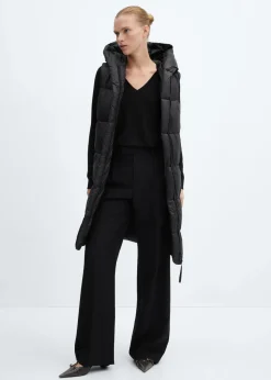 MANGO Płaszcze|Kamizelki*Długa kamizelka pikowana