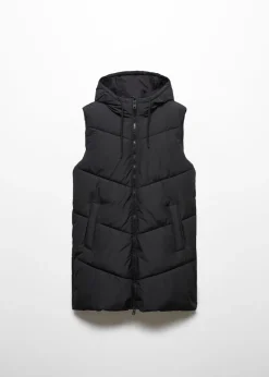 MANGO Płaszcze I Kurtki|Kamizelki*Długa kamizelka pikowana