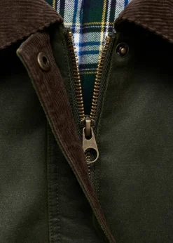 MANGO Płaszcze I Kurtki*Długa parka z efektem woskowania