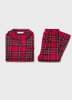 Dzieci MANGO Piżamy*Długa piżama dwuczęściowa w kratę
